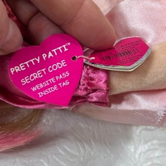 Pretty Patti TY GIRLZ Doll Bendable Pink Clothes 13" Long - Picture 6 of 10